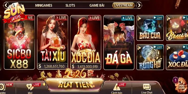 Sunwin là cổng game trực tuyến sở hữu lượt người chơi đông đảo